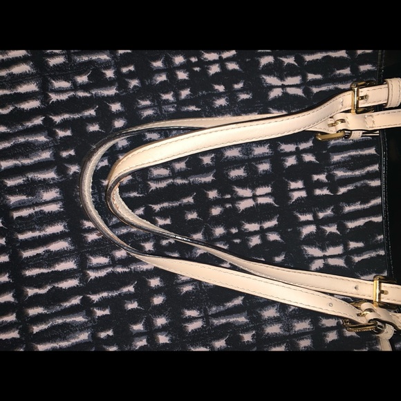 Michael Kors Black  Patent Leather Monogram Tote - Picture 4 of 5